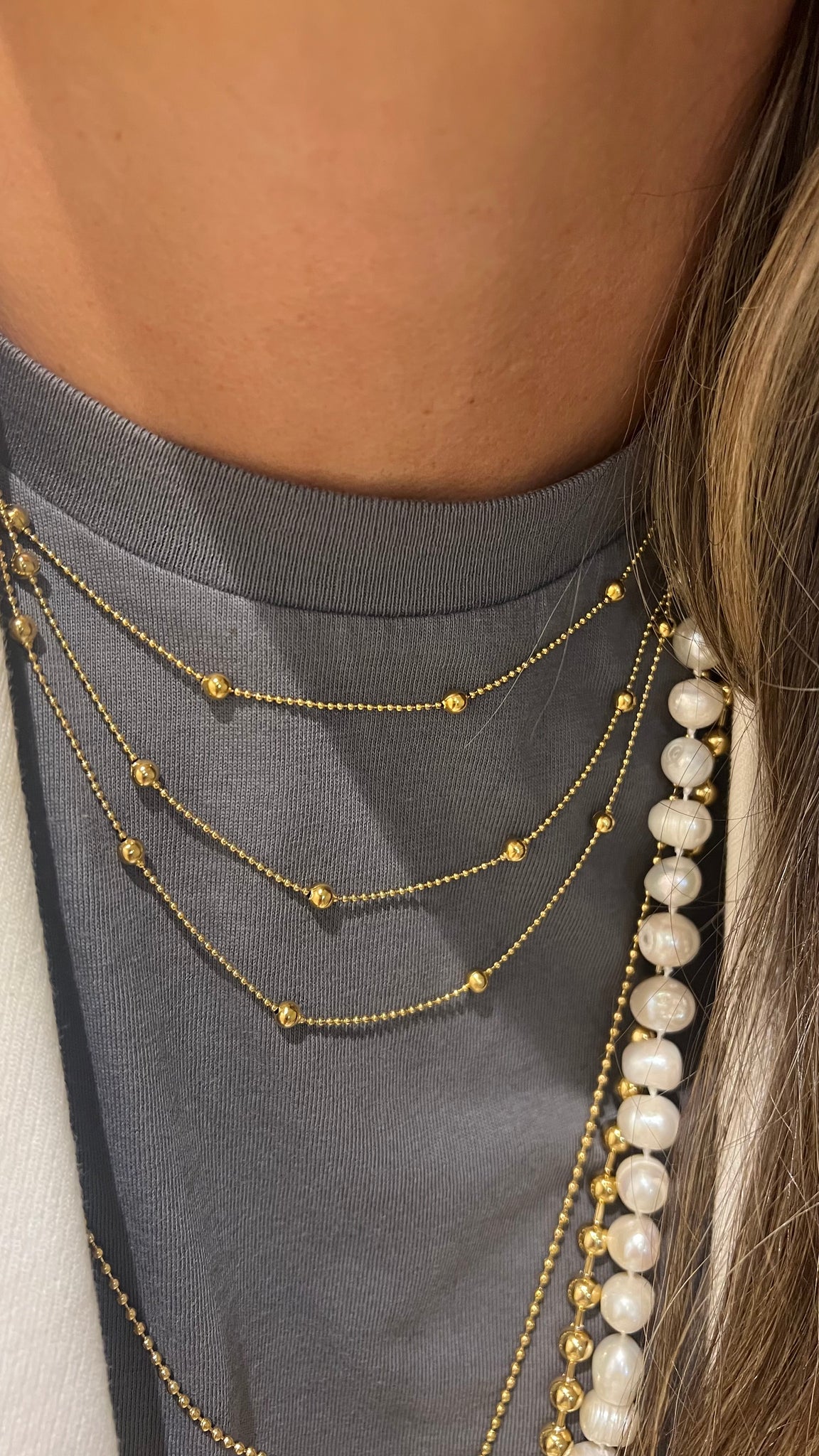 COLLAR TRIPLE CADENITA