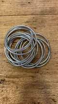 PULSERA PAN DE ORO FINA PLATA