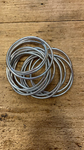 PULSERA PAN DE ORO FINA PLATA