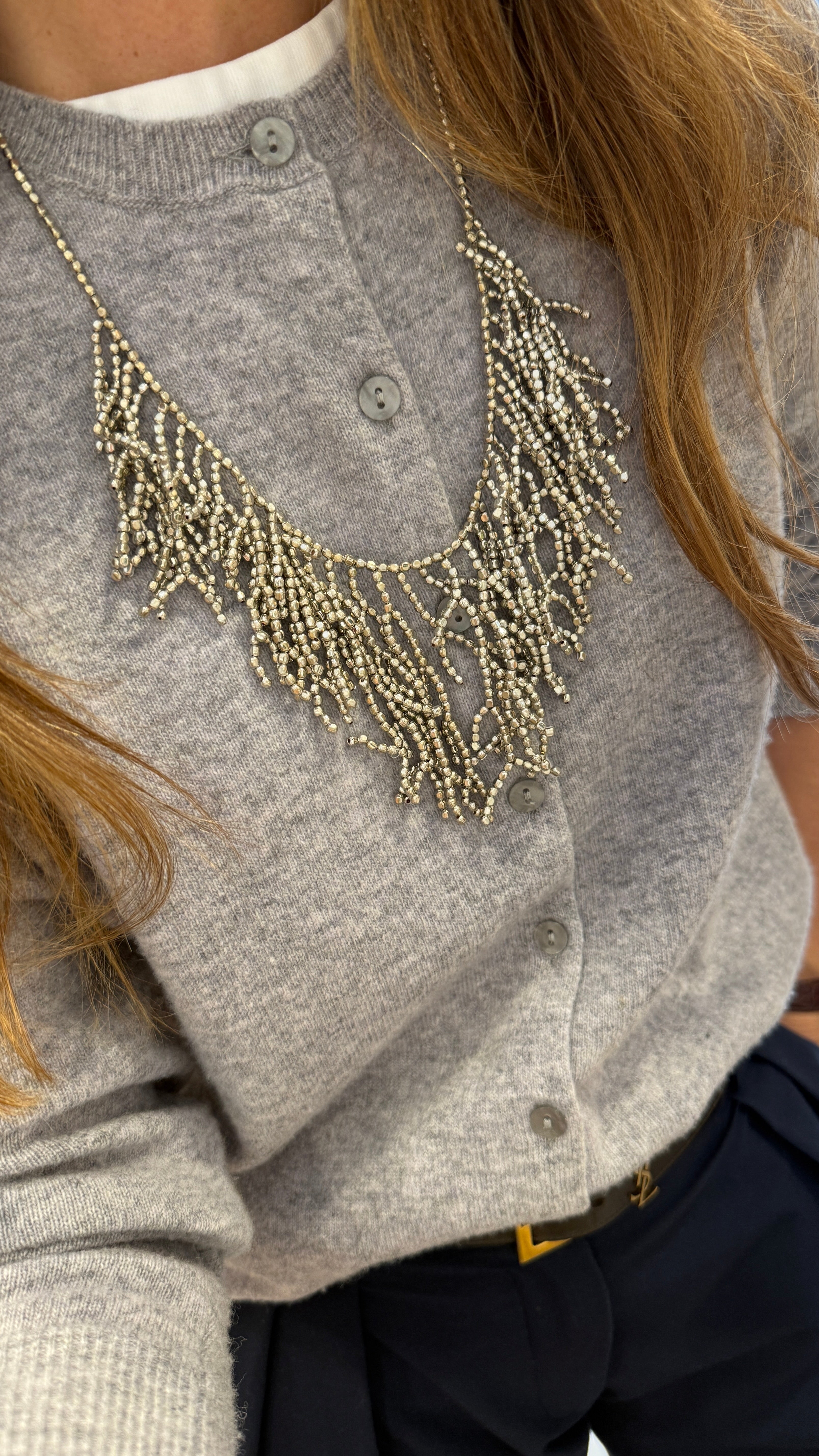 COLLAR GORGONIA PLATA