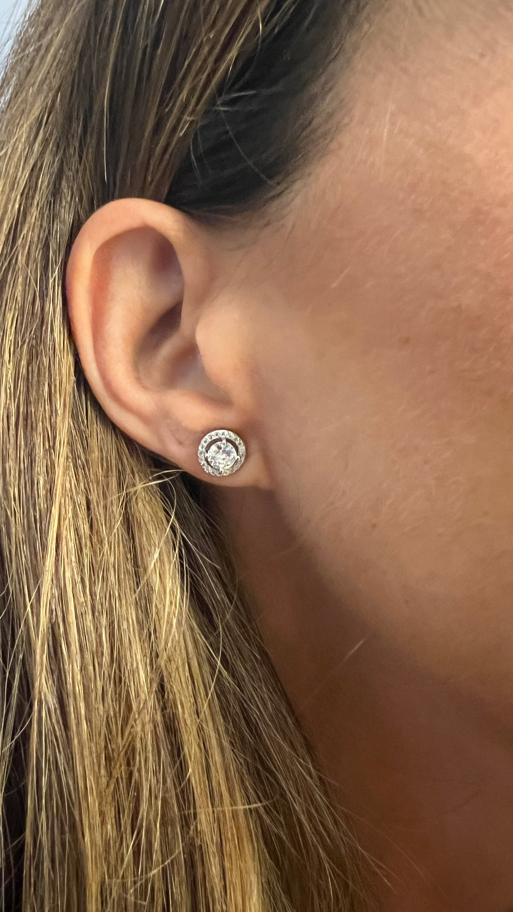 PENDIENTES ROSETÓN CIRCONITAS