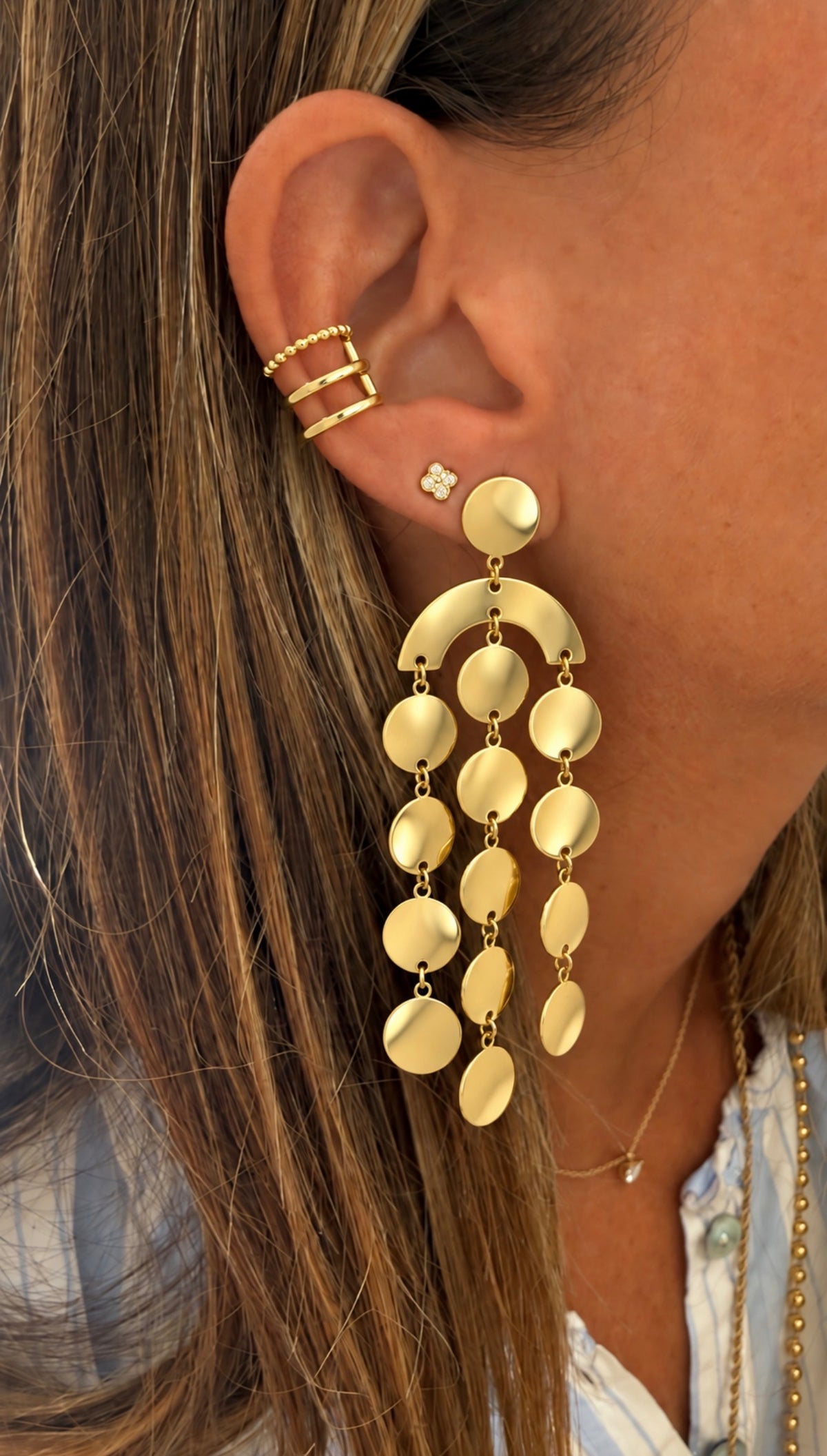 PENDIENTES LARGOS AURELIA