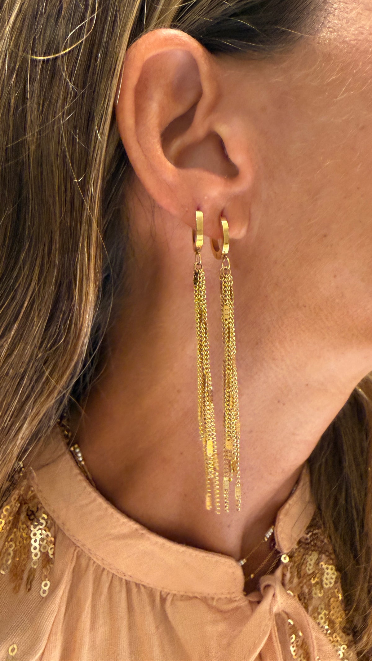 PENDIENTES LARGOS EVA