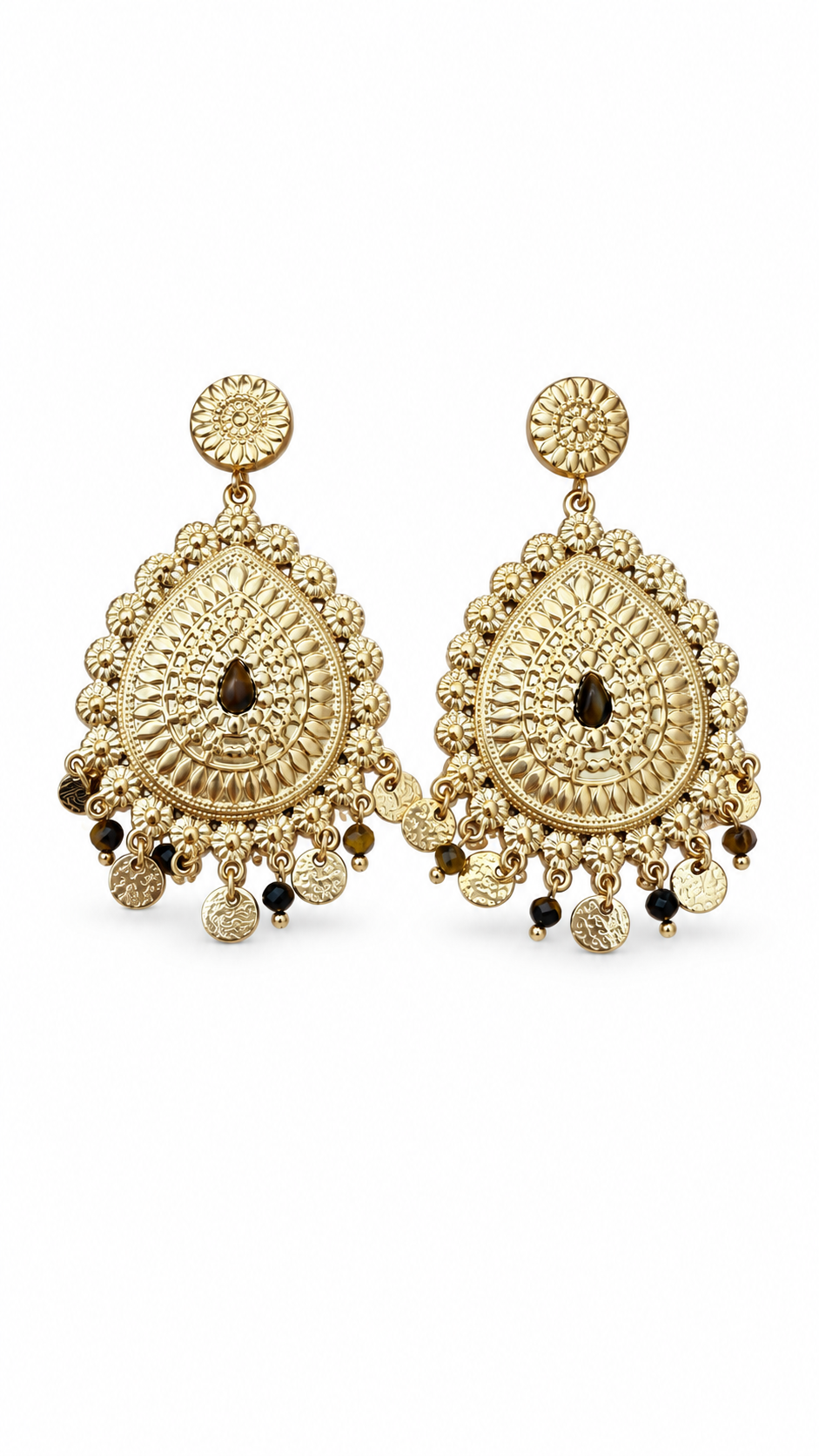 PENDIENTES PARIS OJO DE TIGRE