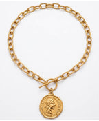GARGANTILLA MONEDA ROMANA