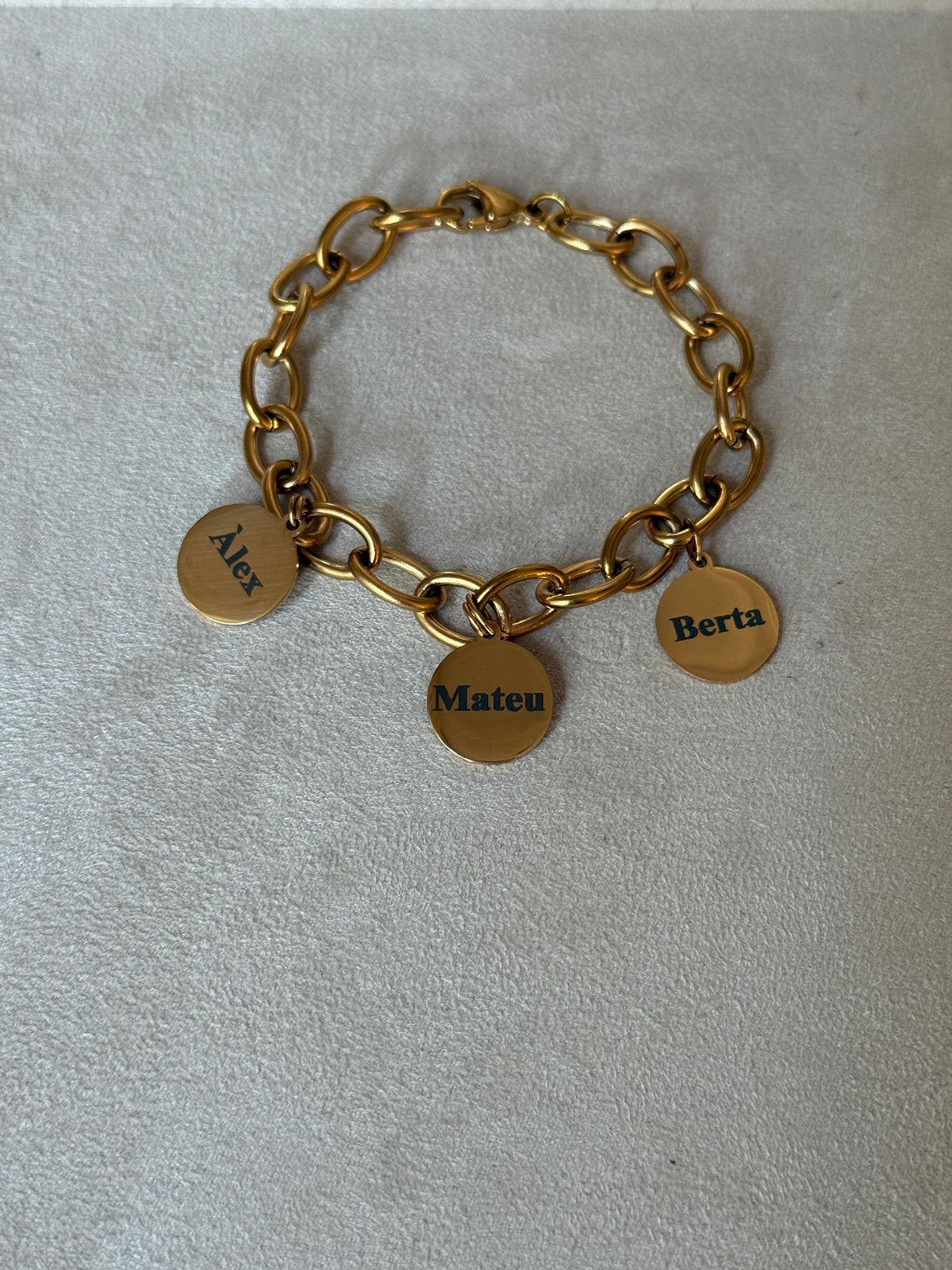 PULSERA CON CHAPA GRABADA