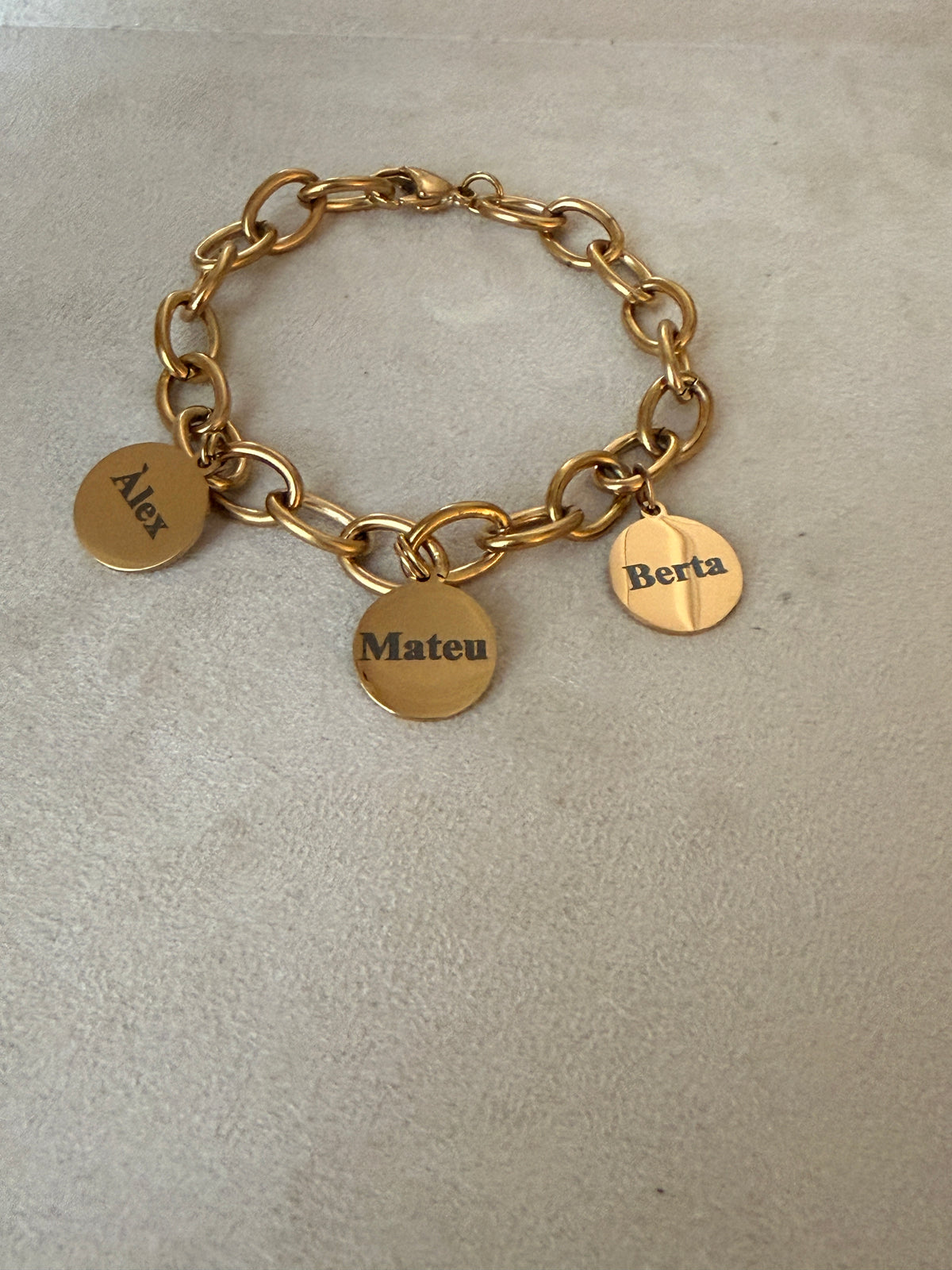PULSERA CON CHAPA GRABADA