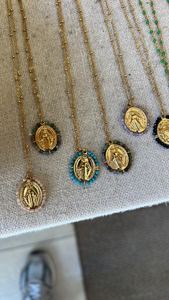 GARGANTILLA MILAGROSA CON PIEDRAS