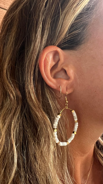PENDIENTES AROS NÁCAR