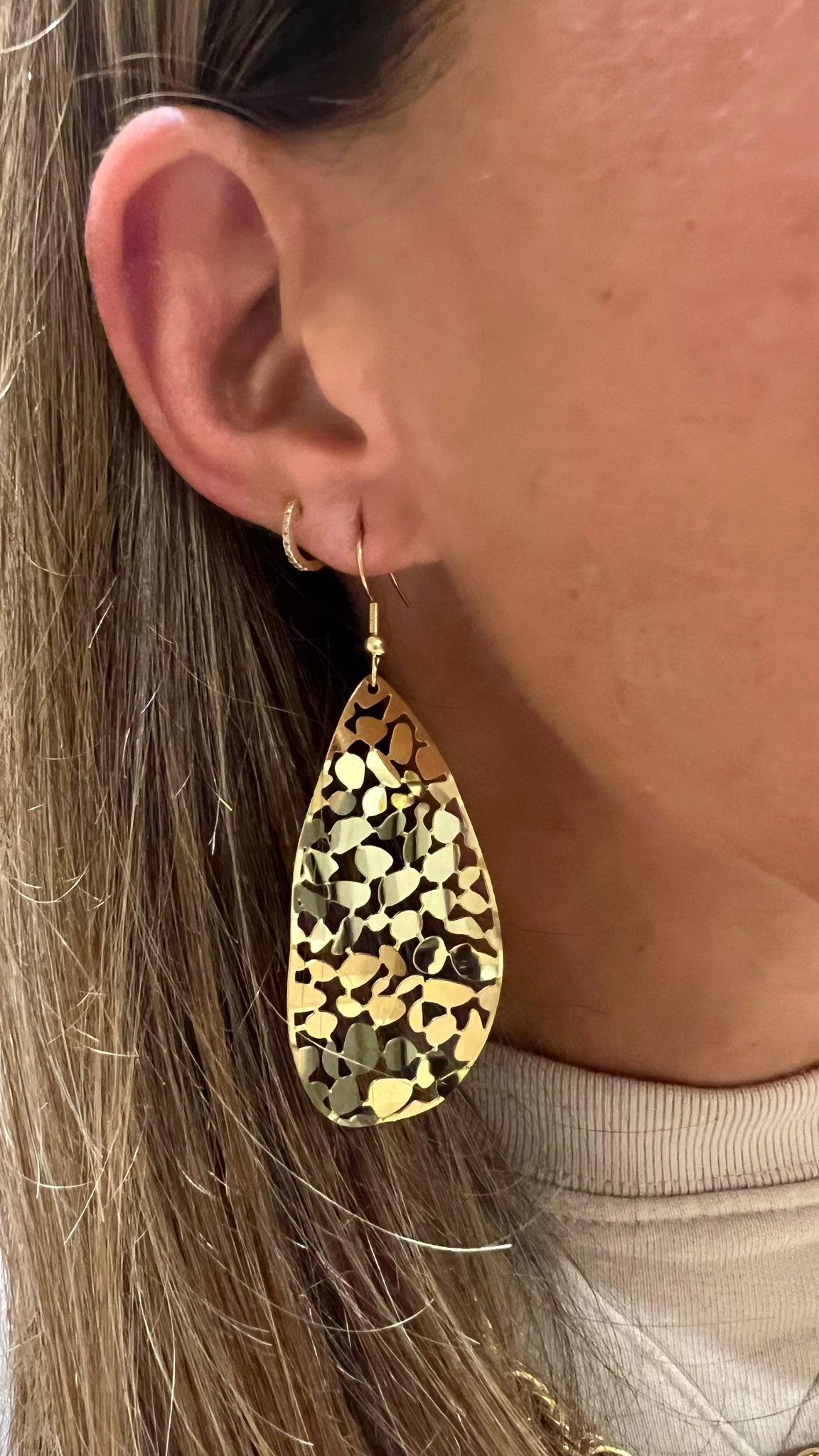 PENDIENTES LAGRIMA MOSAICO