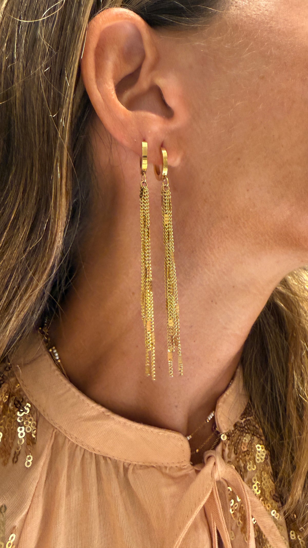 PENDIENTES LARGOS EVA