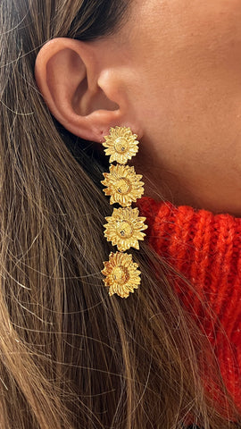 PENDIENTES SUNFLOWERS