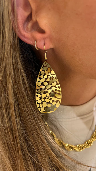 PENDIENTES LAGRIMA MOSAICO