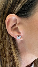 PENDIENTES ROSETÓN CIRCONITAS