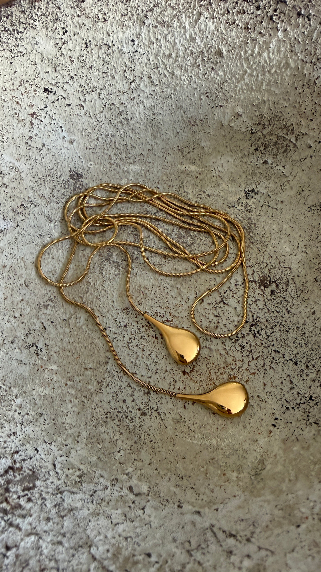 COLLAR LARGO GOTAS