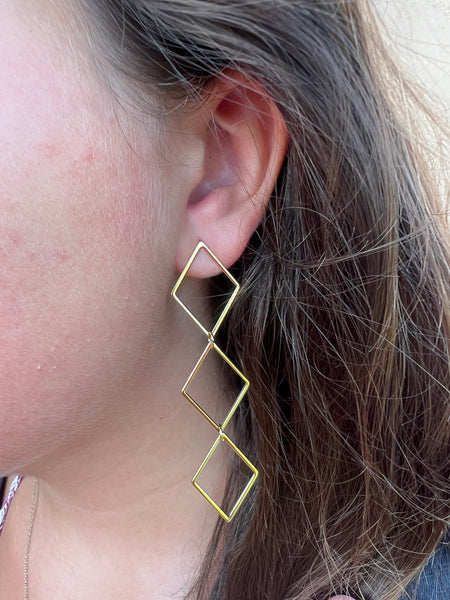 PENDIENTES ROMBOS
