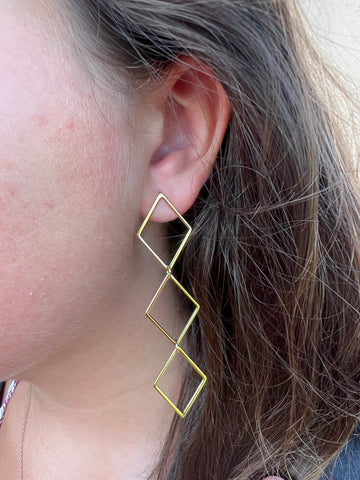 PENDIENTES ROMBOS