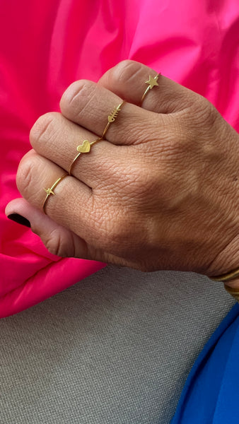 ANILLOS FINOS DORADOS