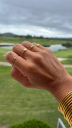 ANILLOS FINOS DORADOS