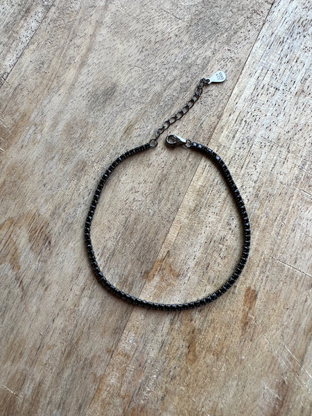 PULSERA RIVIERE DE CIRCONITAS EN PLATA DE LEY