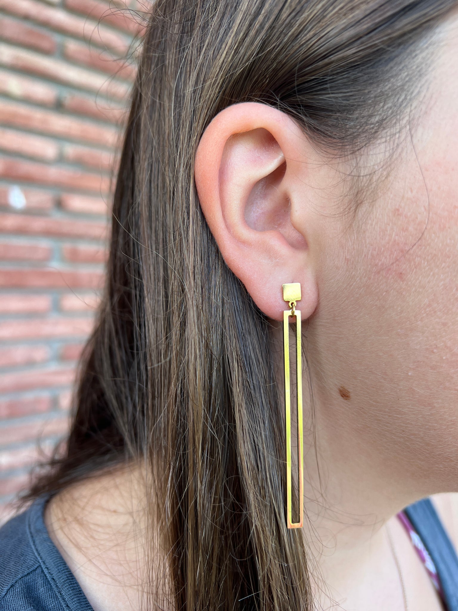 SMJEL Pendientes Geométricos De Acero Inoxidable Para Hombre Y Mujer Joyer A De Moda De