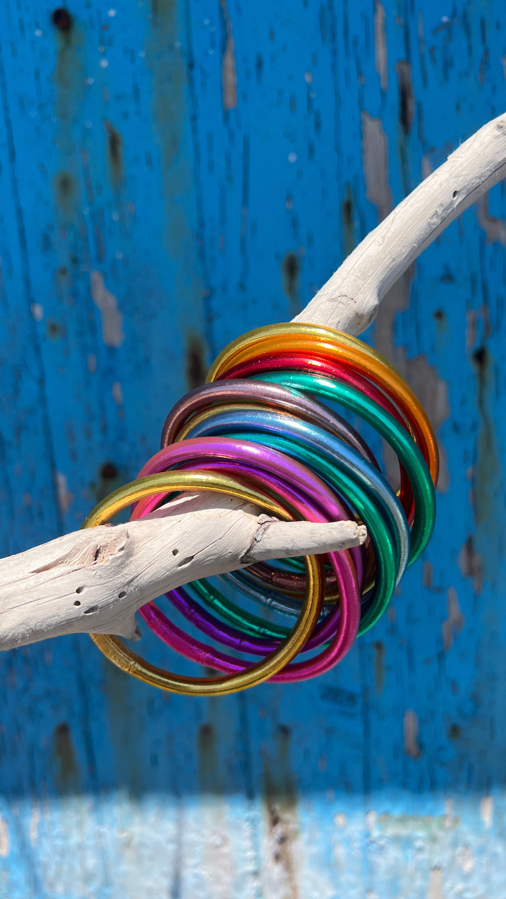 PULSERAS PAN DE ORO DE COLORES