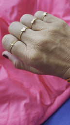 ANILLOS FINOS DORADOS