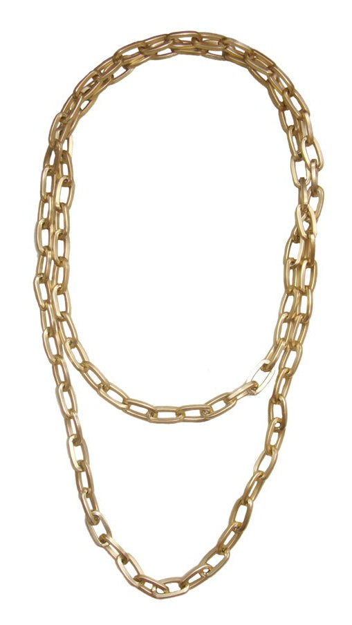 COLLAR LARGO ROUSE DORADO