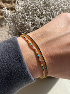 PULSERA RIVIERE DE CIRCONITAS EN PLATA DE LEY