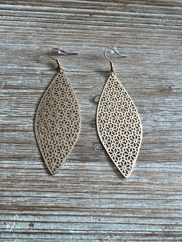 PENDIENTES MARQUISE FILIGRANA