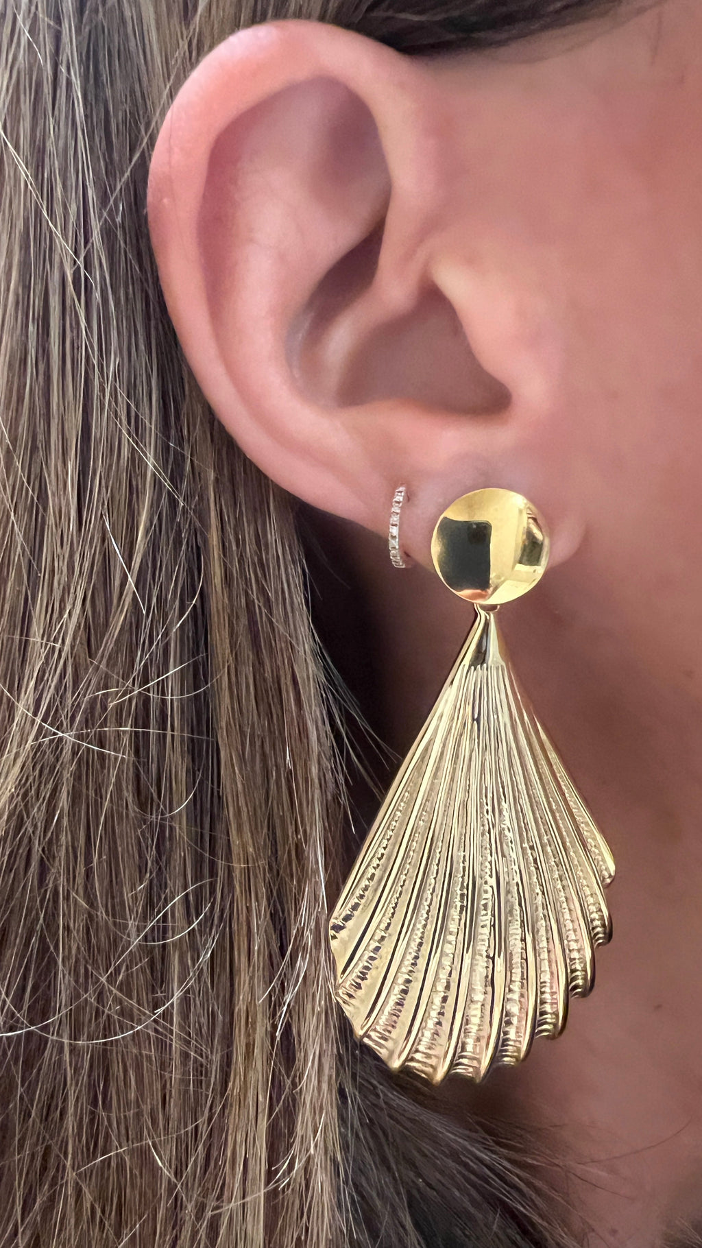 PENDIENTES CONCHA