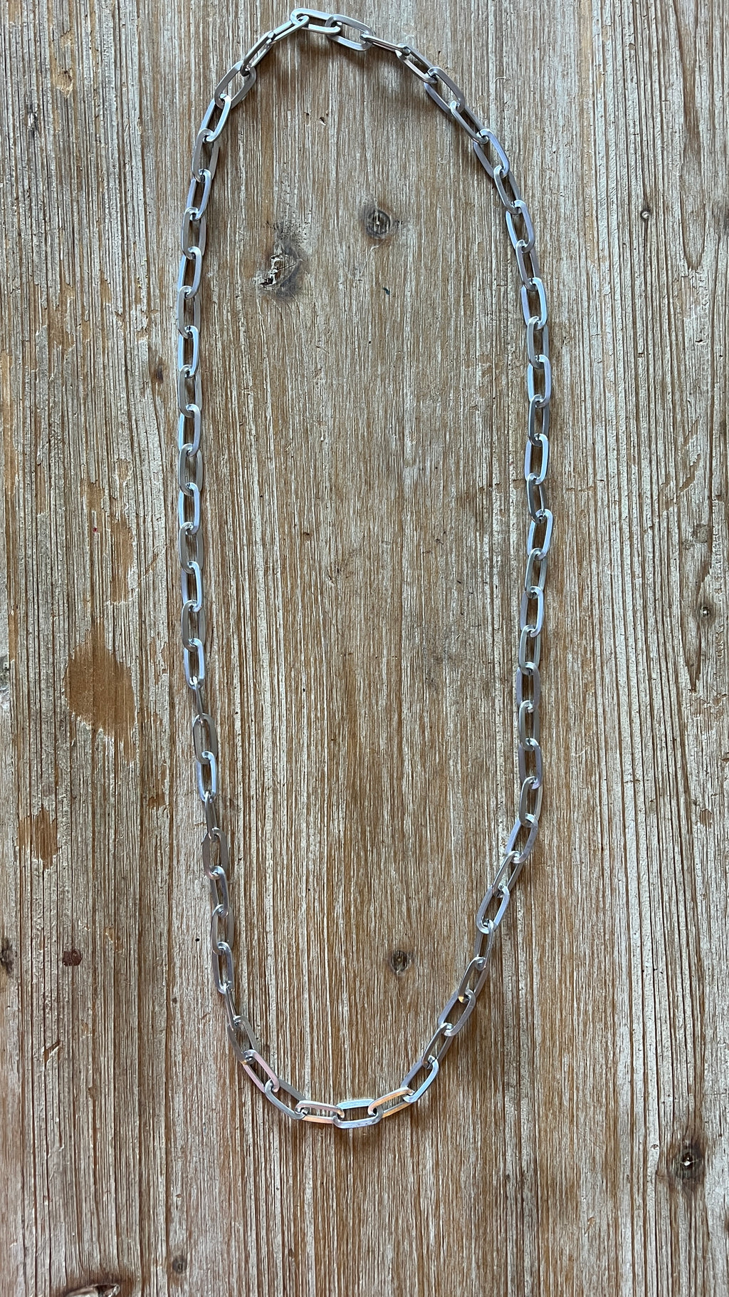 COLLAR LARGO ROUSE PLATA MATE