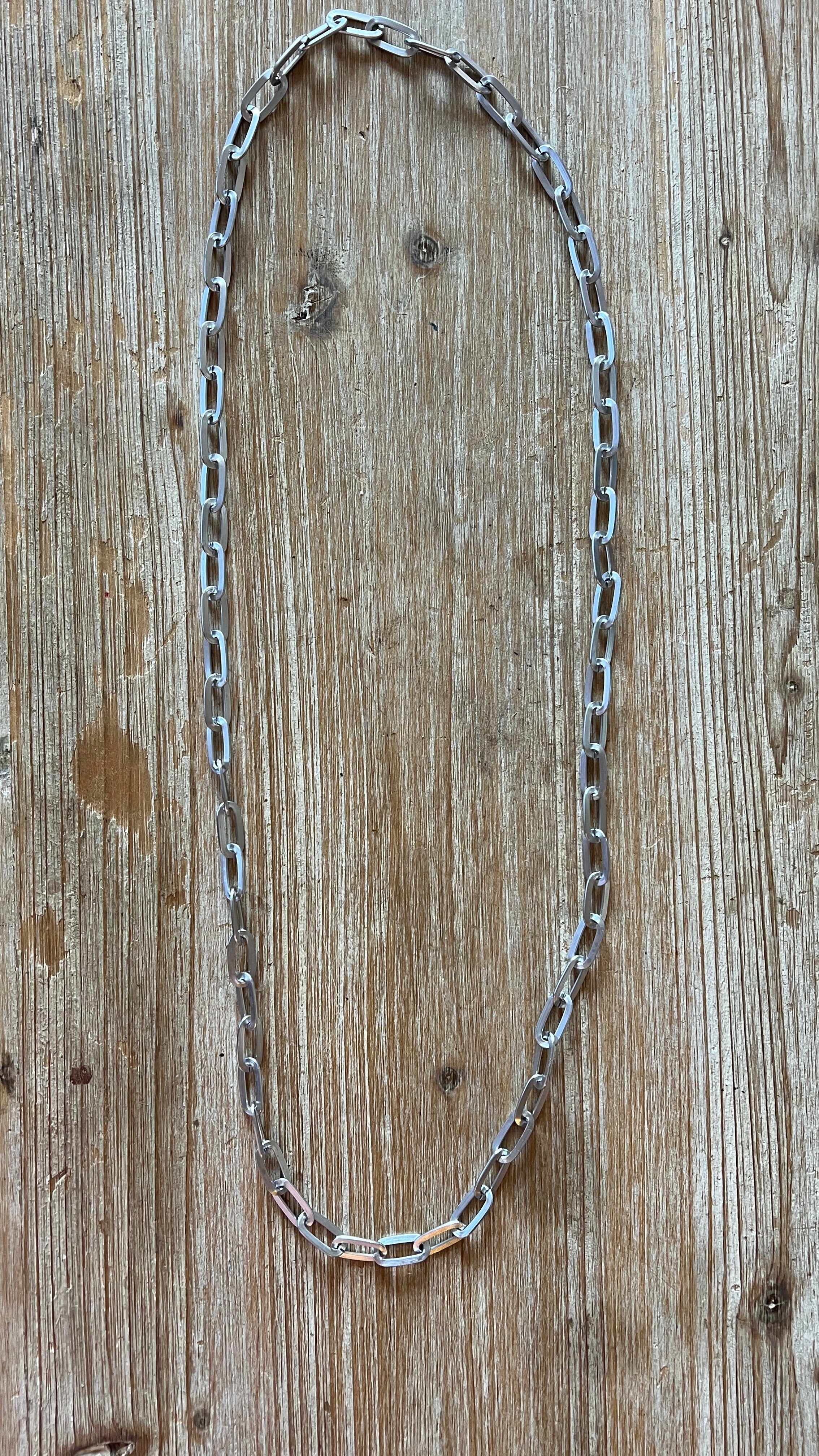 COLLAR LARGO ROUSE PLATA MATE