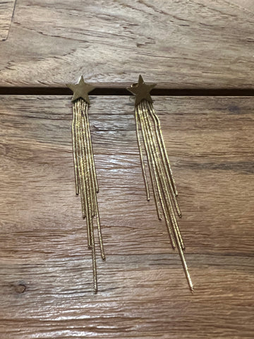 PENDIENTES LARGOS ESTRELLA