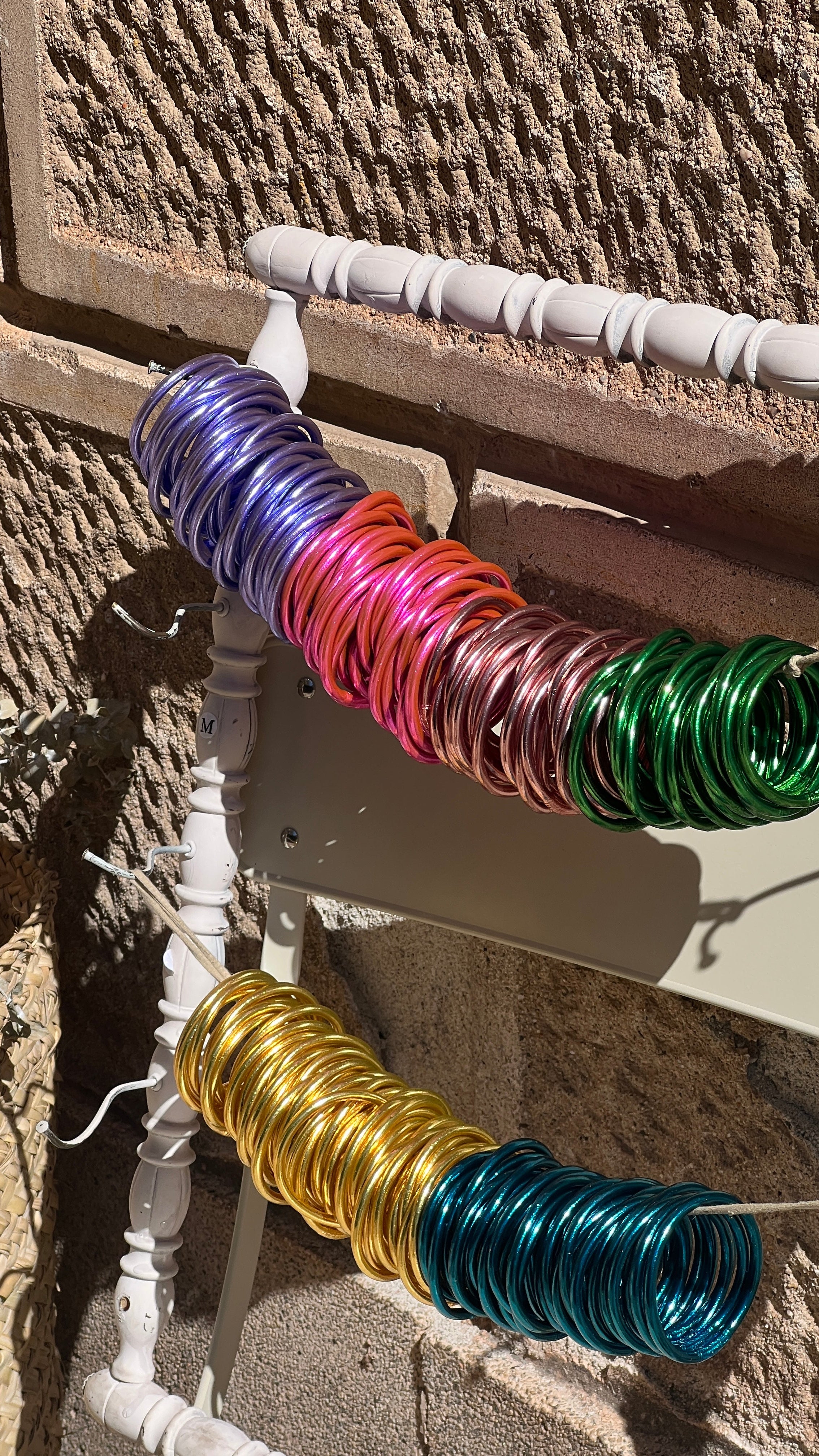 PULSERAS PAN DE ORO DE COLORES