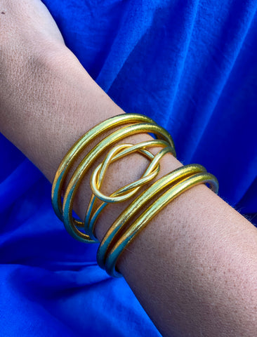 PULSERA NUDO PAN DE ORO