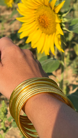 PULSERA PAN DE ORO FINA