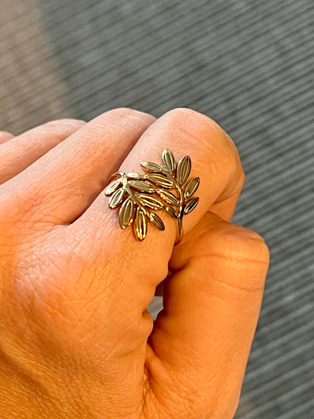 ANILLO HOJAS