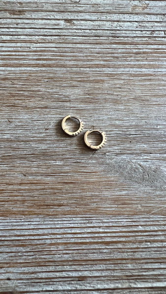PENDIENTES MINI CRIOLLA CIRCONITAS
