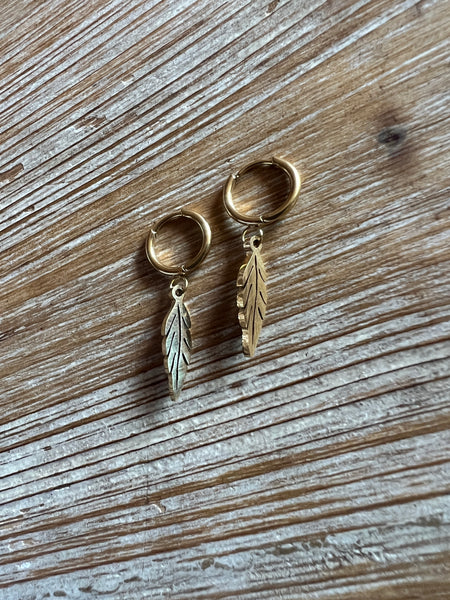 PENDIENTES PLUMA