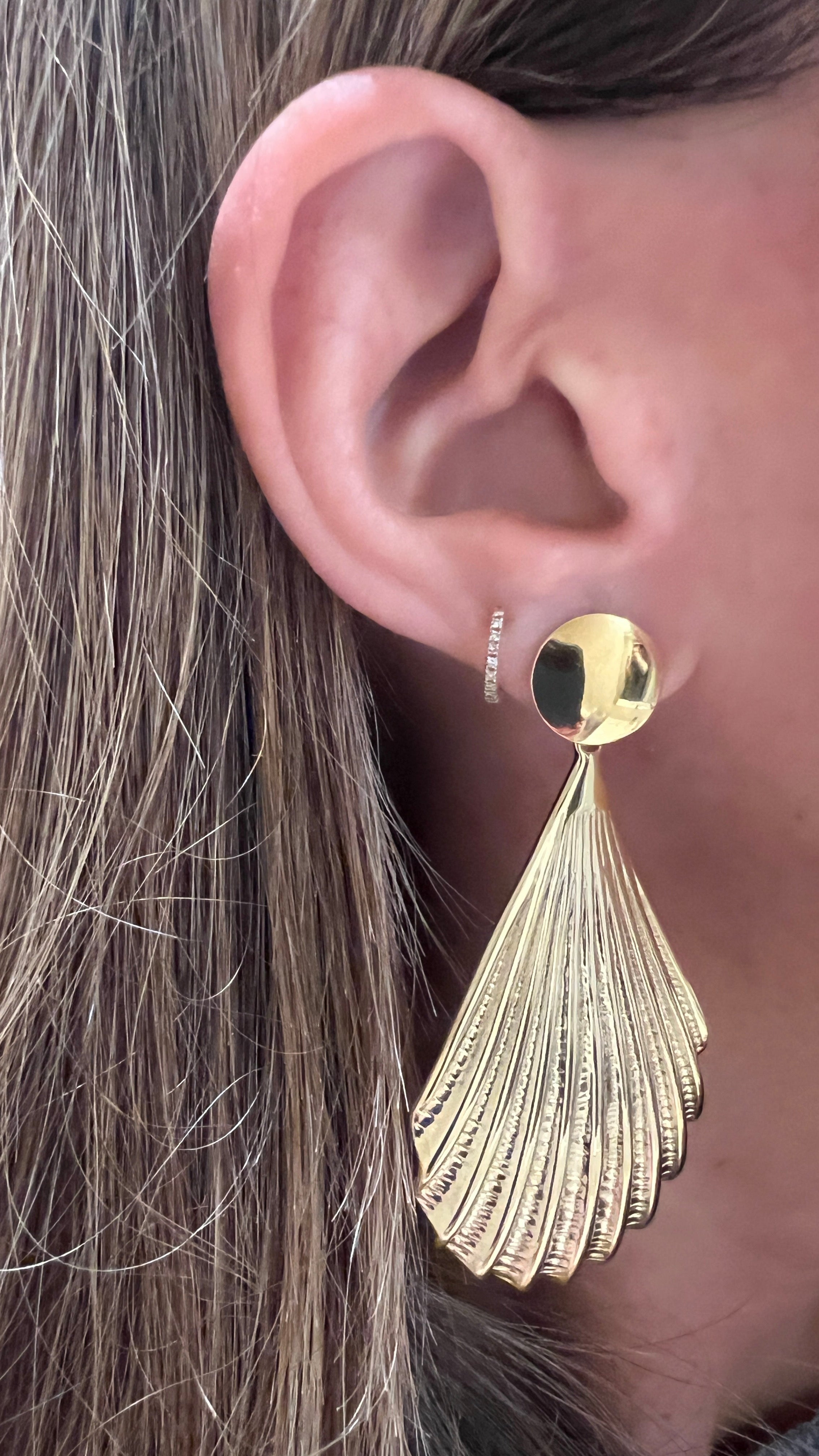 PENDIENTES CONCHA