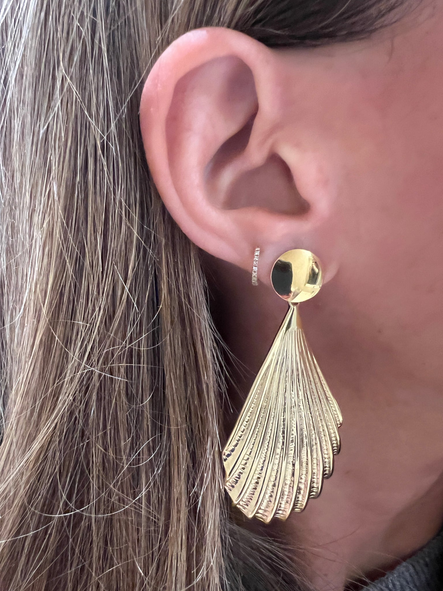 PENDIENTES CONCHA