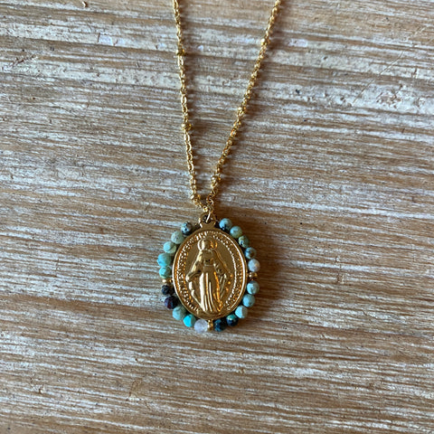 GARGANTILLA MILAGROSA CON PIEDRAS