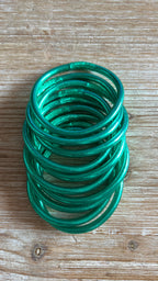 PULSERAS PAN DE ORO DE COLORES